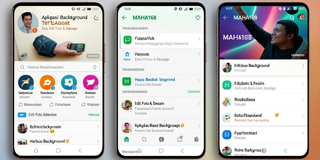 Screenshot utama MAHA168 menampilkan antarmuka penghapus latar belakang yang intuitif.