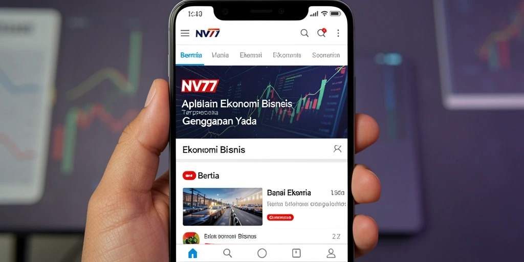 Tampilan antarmuka NV77 yang informatif dan modern.